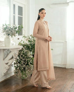 Biscuit Nude Long Straight Shirt – Bareeze Net Core Set