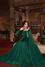 Rozaib Emerald Green Kalidaar Pishwas – 3 Piece Set