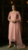 Dusty Pink Bareeze Net 3-Piece Stitched Suit